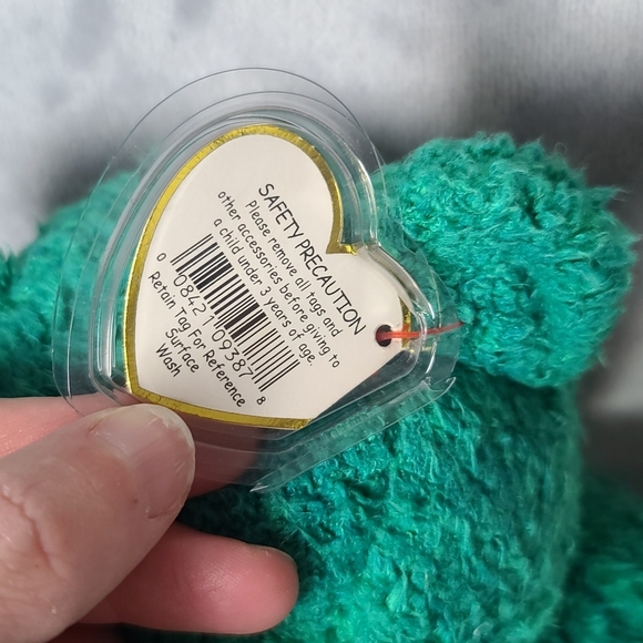 Vintage TY "Wallace" the Bear (2000) Beanie  Buddy - Picture 4 of 6